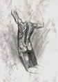Michael Hensley Drawings, Male Form 91
